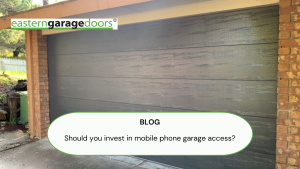 mobile phone garage access
