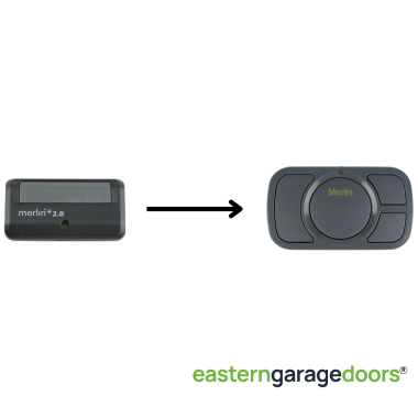 E940M Merlin Single Button Visor Remote - DISCONTINUED PRODUCT REPLACEMENT E964M Merlin Four Button