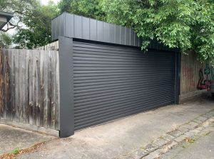Gliderol Roller Door, Colorbond Monument with Taper