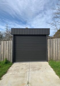 Taurean Roller Door, Colorbond Monument with Taper