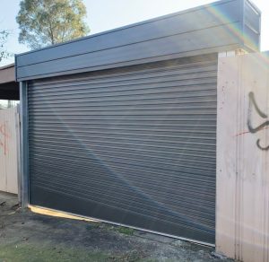Taurean Roller Door, Colorbond Woodland Grey with Taper