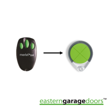 E945M Merlin 3 Button Key Ring Remote DISCONTINUED PRODUCT - REPLACEMENT PRODUCT E970M Merlin 4 Button Key Ring Remote